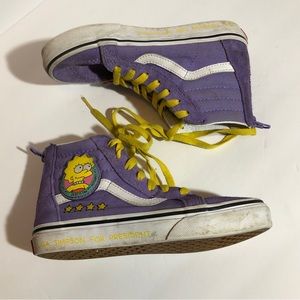 Vans Lisa Simpson For President Skate Sneakers Shoes